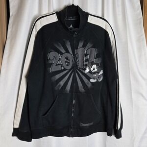 Disneyland 2011 Mickey Mouse Sweatshirt Full Zip Resort Theme‎ Park Classic